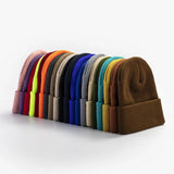 Riolio 20 Colors New Korean Wool Acrylic Knitted Caps Women Men Skullcap Autumn Winter Elastic Skullies Beanies Cap Wholesale