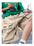 Riolio Mens Summer Cargo Shorts Multi Pocket Casual Outdoor Sports Workwear Lightweight Comfortable Hiking Shorts Trendy Fashion