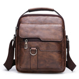 Riolio Men's Business Briefcase Vintage Shoulder Bag