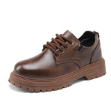 High Quality Men Casual Business Tooling Shoes Comfy Thick Bottom Italian Male Shoes Antiskid Outdoor Oxford Shoes