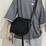 Riolio  Crossbody men's tide ins Japanese cross-bag students Korean leisure tooling postman small bag shoulder bag