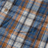 Riolio Brand Quality Plaid Shirt Men 100% Cotton Short Sleeve Summer Men's Shirts Fashion Casual Social Business Shirt for Men