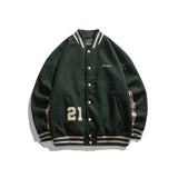 Riolio  Vintage Varsity Jacket Men Embroidered Bomber Jacket Women Youth Campus Spring Autumn Baseball Jackets Men Clothes