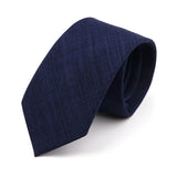 Riolio  Novelty New Solid Color Ties For Men 100%Cotton Handmade High Quality Necktie Pink Green Orange 6.5cm Skinny Slim Ties Accessory
