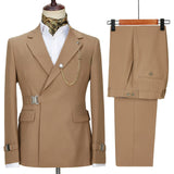 Riolio  Men's White Business Suit - Trajes De Hombre - Perfect for Formal Occasions Trajes Elegante Para Hombres  Blazers