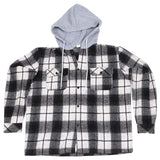 Riolio  Cross-border heavy spring and autumn men's loose hip-hop high-end trend programmer hooded long sleeve shirt J jacket