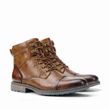 Riolio Size 7~13 Retro Men Boots Fashion Comfortable Spring Leather Boots