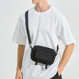 Riolio  Small Men Shoulder Crossbody Bags Canvas Casual Travel Men's Messenger Bags Fashion Oxford Cloth Waterproof Cycling Man Handbag