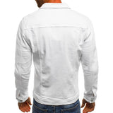 Riolio New Men's Jeans Jacket Business Casual Lightweight Long Sleeve Shirt High Street Spring Autumn Jackets Biker Coat Outwear Tops
