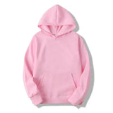 Riolio Spring and Autumn Trendy Solid Color Sports Hoodies Fleece Men's and Women's Sweatshirts Trendy Pullovers Couples Hoodies S-3XL