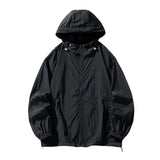 Riolio Ultra-light Skin Thin Coats Outdoor Men Breathable Working Clothes Men Summer Windbreaker Zip Pockets Uv Sun Protection Jackets
