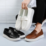 Riolio  New breathable men's single shoes British style loafers fashionable casual shoes