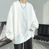 Riolio  Hoodies Jacquard Sweatshirt Mens White Pullover Streetwear Casual Fashion Clothes Mens Oversized Korean Harajuku T Shirt