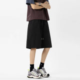 Riolio  Quick drying shorts for men in summer thin straight leg casual five quarter pants men's loose basketball sports shorts