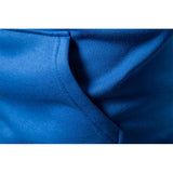 Riolio  Autumn and Winter New European and American Solid Color Fleece Sweater Pants Men's Casual Zipper Sports Hat Set