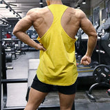 Riolio  Summer Casual Men's Tank Tops Sports Fitness Gym Vest Oversized O Neck Straps Sleeveless Pure Color Camisole Men Clothes Fashion