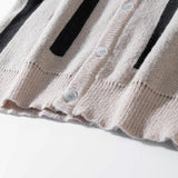 Riolio Japanese Couple Retro Loose Cardigan Knitwear Men's Coat Spring and Autum Trendy Brand Casual Knitwear for Men