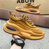Riolio  Men's Casual Sports Shoes, Fashionable Thick Soled Skateboarding Shoes, Trendy and Comfortable Men's Shoes Suitable for Outdoor