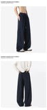 Riolio  Sweatpants Men Straight Casual Pants Loose Fit Elastic Waistband Drawstring Tapered Outdoor Joggers Patchwork Athletic Trousers