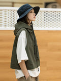 Riolio Outdoor Fiing Men's ort f-Body Workwear Vest Japanese Sle Functional ket Windbreaker Jaet