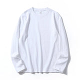 Riolio  American Retro Money Style Long Sleeve Casual V-Neck Men's Shirt Autumn Versatile Top for Couples Fake Two-Piece Design