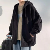 Riolio  Cardigan hoodie jacket for men in spring and autumn new casual fashion brand autumn clothing men's hooded jacket sports jac