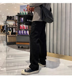 Riolio New Korean Fashion Men Suit Pants Light Luxury Business All-match Straight Slim-fit Casual Trousers Premium Elegant Dress Pants