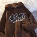 Riolio Men's Hoodies Autumn New  Thick Cotton Washed Sweatshirts Oversized Hoodie Streetwear Y2K Clothes Unisex Hoody Tops CYXX048