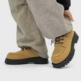 Riolio  Men's Big Head American Retro Thick-Sole High Casual Shoes Four Season New Soft-Sole Non-Slip Outdoor Joker Sports Walking Shoes
