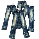 Riolio  Autumn and Spring New Fashion Trend American Vintage Bell-Bottoms Men's Casual Comfortable Sports High-Quality Denim Pants