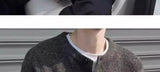 Riolio New American Style Men Cardigan Luxury Knitted Button-down Solid Color Long Sleeve Sweater Jacket Casual High Quality Knitwear