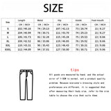 Riolio  Cross-border American pants men's trousers autumn and winter splicing contrasting colors loose straight drawstring casual pants