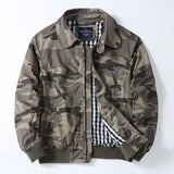 Riolio Japanese Sle Simple Flip-Collar Jaet Men's New 2025 American Retro Casual Outerwear Loose Fit Zipper Decoration Windproof