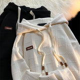 Riolio Autumn Sweatshirts for Men Hoodies Harajuku Plaid Print Casual Thin Coat Fashion Streetwear Long Sleeve Men Tops Clothing