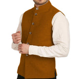 Riolio  Men Vest Silver Herringbone Solid Color Waistcoat For Wedding Business Banquet Work Formal Daily Casual Men Suit Vest