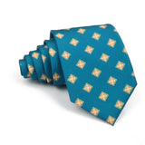 Riolio  High Quality Classic Men's 7.5cm Tie Soft Smooth Green Blue Colorful Paisley Flower Necktie Daily Wear Business Accessories Gift