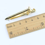 Riolio  Jewelry Cute Beard Tie Clip Gentlemen Classy Necktie Bar Clasp Clip Pin Anchors Fishhook Feather Shape Multi-functional Clamp