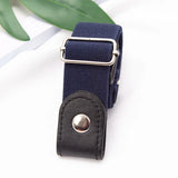 Riolio  New Adjustable Belts for Women Buckle-Free Waist Jeans Pants No Buckle Stretch Elastic Waist Men Canvas Belt Lazy Invisible Belt
