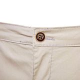 Riolio  New Summer 100% Cotton Solid Shorts Men High Quality Casual Business Social Elastic Waist Men Shorts 10 Colors Beach Shorts