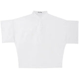 Riolio  Summer Thin Japanese Stand-up Collar Short-sleeved Shirt Men Niche Loose T-shirt Bat-sleeved Top