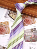 Riolio  Woven Striped Ties For Men Women Jacquard Neck Tie For Wedding Business Classic Groom Neckties Fashion Men's Neck Tie