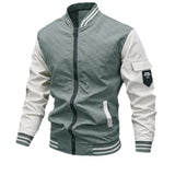 Riolio  Fashion  New Jacket Men's Fashion Casual Slim Baseball Suit Coat Spring Autumn High Quality Stitching Boxing Windproof Jacket