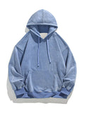 Riolio Spring Autumn Washed Hoodies Men 360G Heavy Cotton High Street Vintage Oversized Sweatshirts Y2k Hoody Harajuku Tops