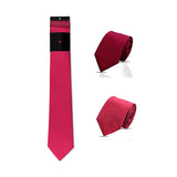 Riolio  2pcs Man Tie Classic Business Necktie Blue Wine Pink Solid Color Smart Casual Suit Necktie Striped Plaid Paisley Neck Gravatas