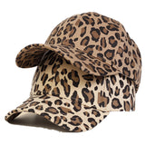 Riolio Children Leopard Print Baseball Caps Spring Autumn Outdoor Adjustable Casual Hats Boy Girl Travel Sunscreen Hat