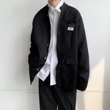 Riolio BACK TO SCHOOL OUTFIT Japanese College Uniform Jacket Stand-up Collar Suit Jacket Top Men's Spring Summer College Wind Trend Men Coat School Uniform