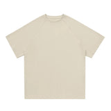 Riolio Men Loose Fit T-Shirt Round Neck Classic Casual Summer Cotton Tee Minimalist Basic Undershirt  Fashion Comfort Breathable Top