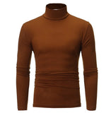 Riolio Man Thermal Turtleneck Casual Sleepwear Shirt S-2XL Sleeve Long Slim Coat 5colors Basic Sweater Bottom Winter