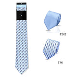 Riolio  2pcs Man Tie Classic Business Necktie Blue Wine Pink Solid Color Smart Casual Suit Necktie Striped Plaid Paisley Neck Gravatas