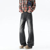 Riolio Wide leg jeans Men 2025 Autumn trend Casual Pantsbell-bottoms unisex washed Jeans Skinny Work Trousers Male Jeans Men Clothing